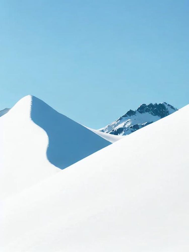 Nassfeld, Austria Minimal Skiing Poster