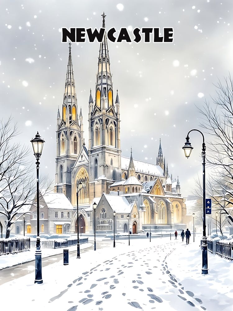 Newcastle Retro Vintage Travel V 02