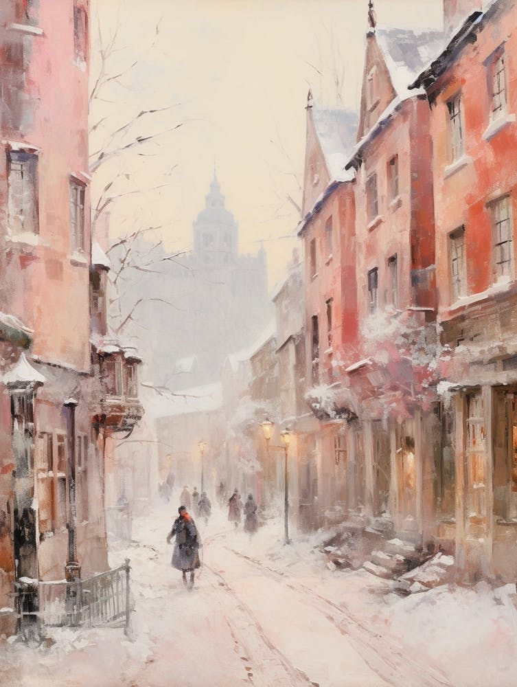 Dreamy Winter Painting York United Kingdom 3