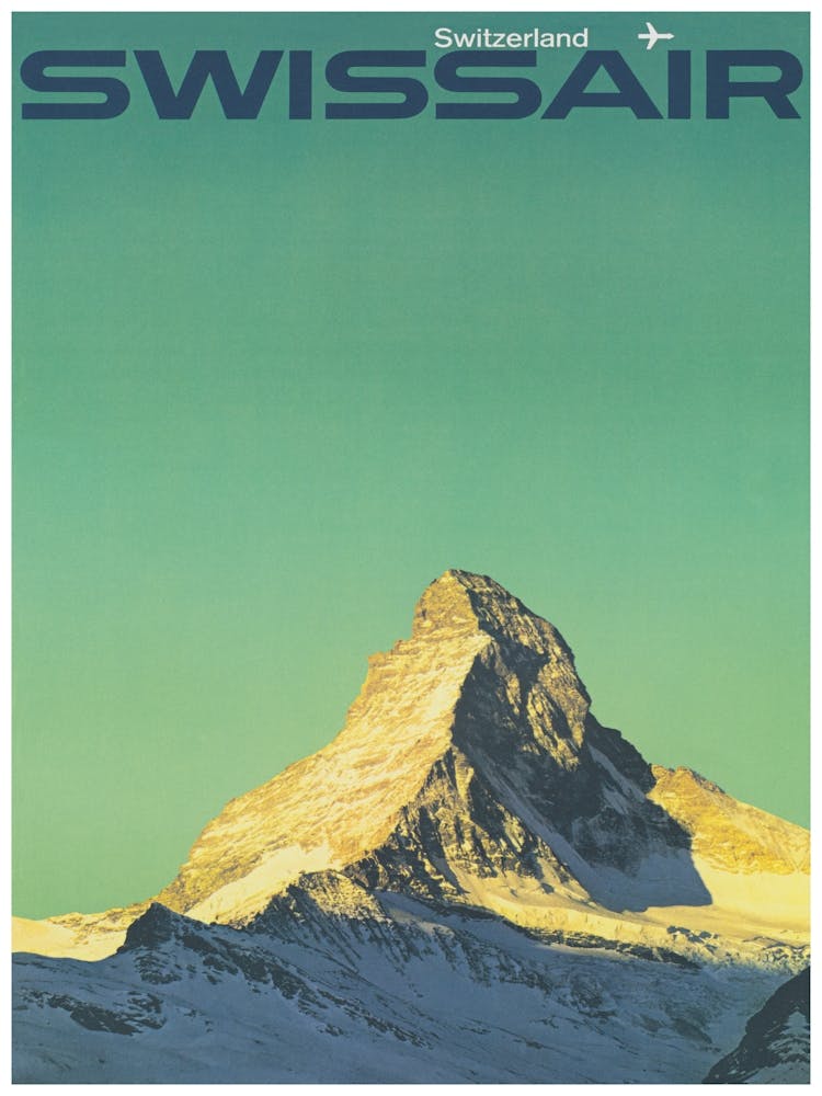 Zermatt Vintage Travel Poster