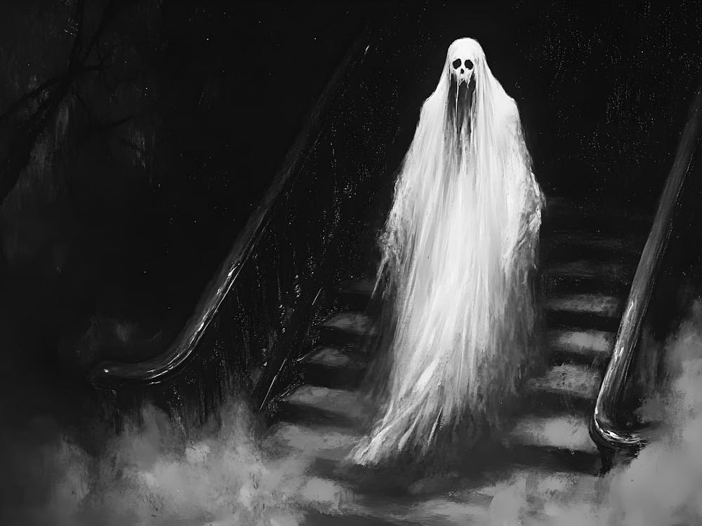 Ghost On The Stairs 1
