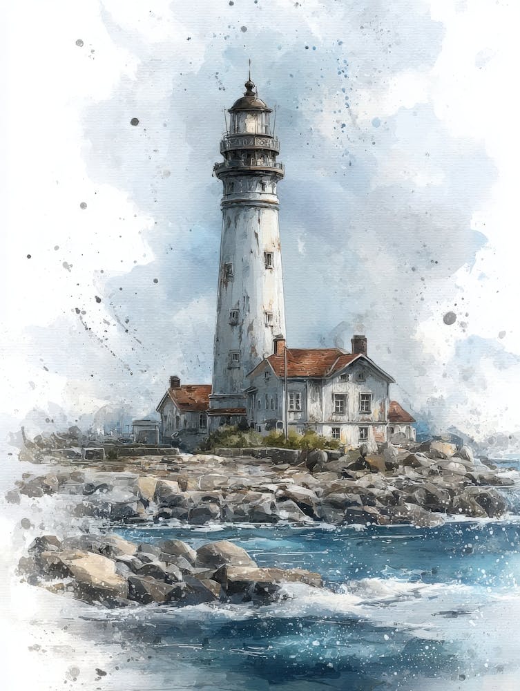 Aihrgdesign Isolated Watercolor Painting Of European Lighthou B6eee756 5bc9 4baf B59c B1f6dbc92e3c 0