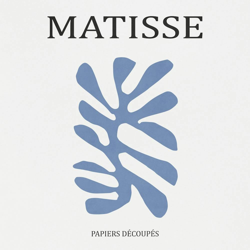 Blue Leaf 01- Henri Matisse