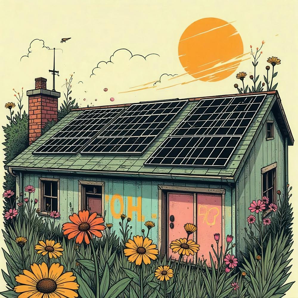 Solar Powered House