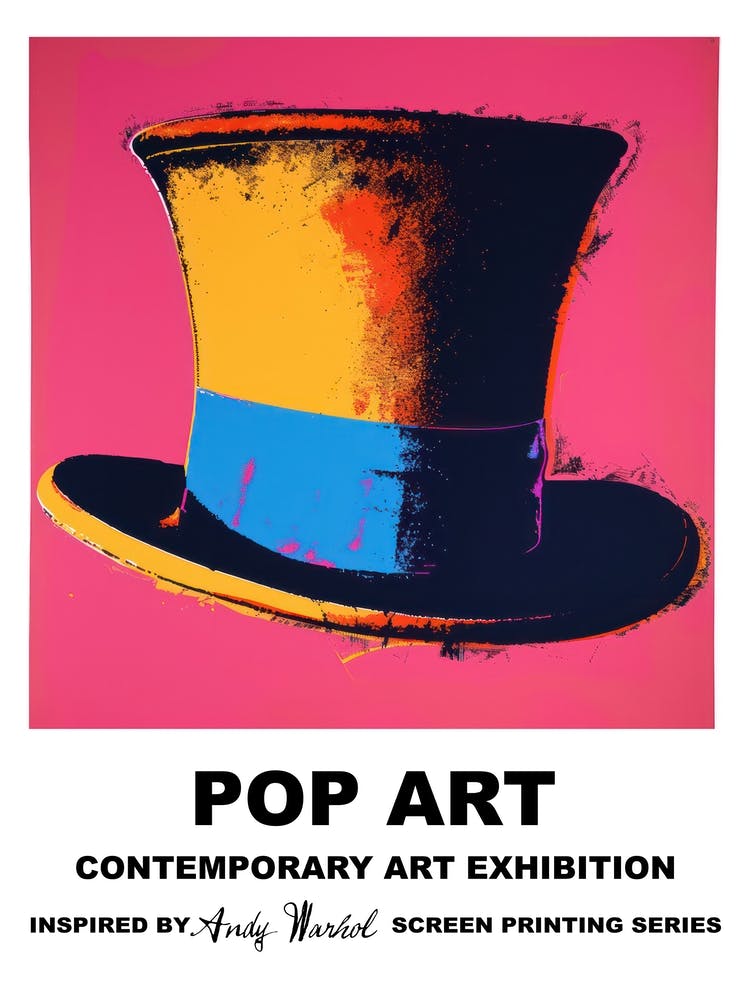 Top Hat Pop Art 1