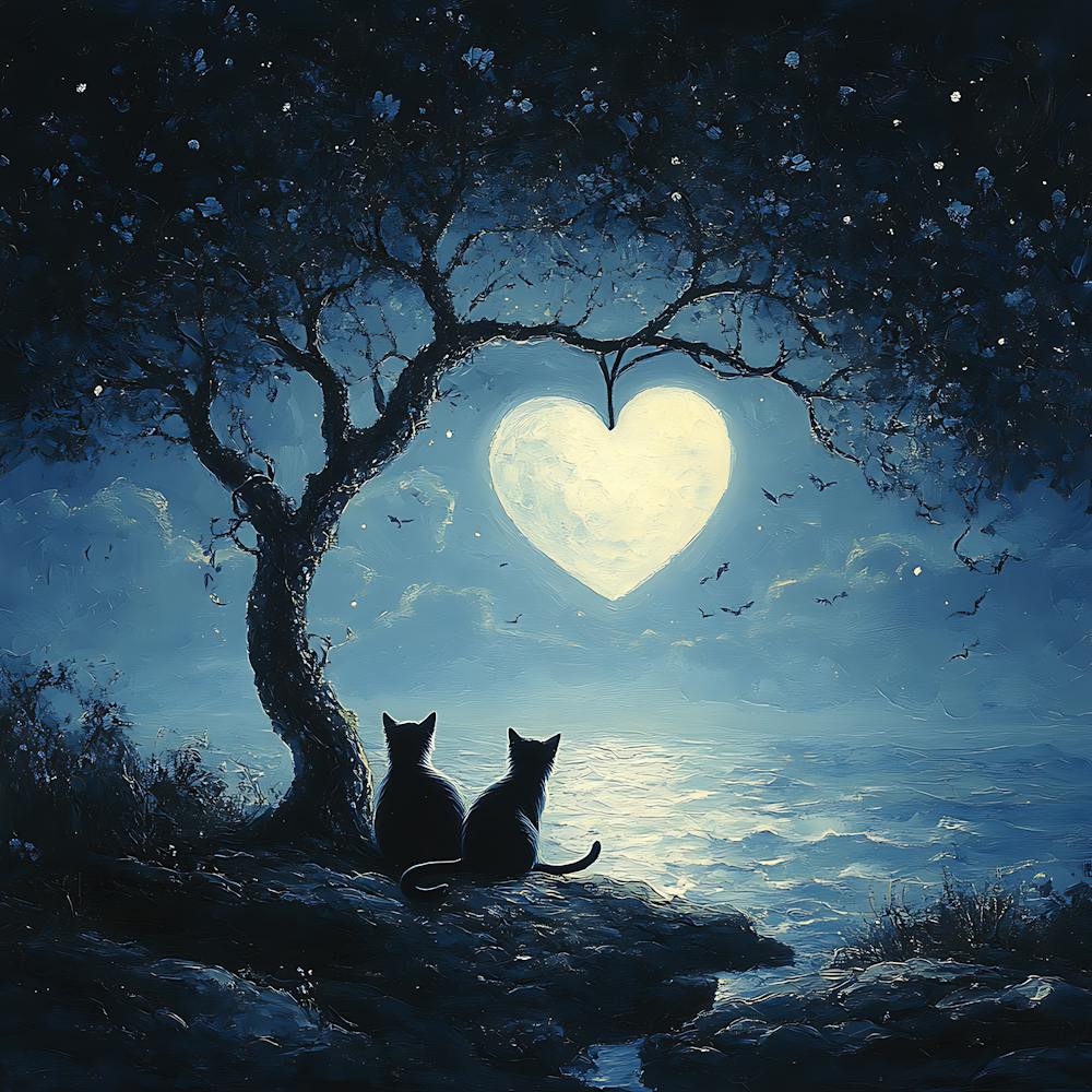 Dreamy Surrealist Cat 3
