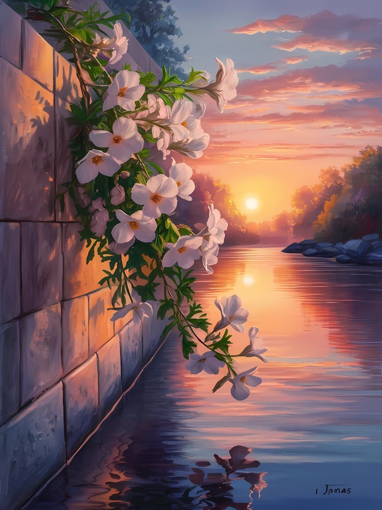 Sunset By The River 1