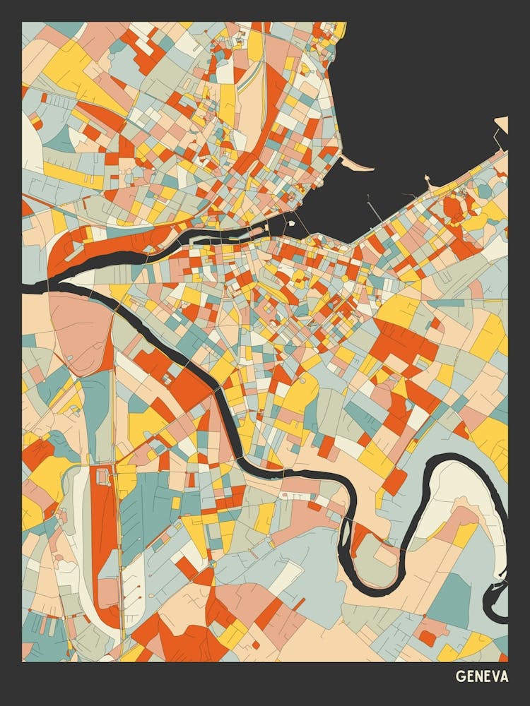 Geneva Switzerland Map