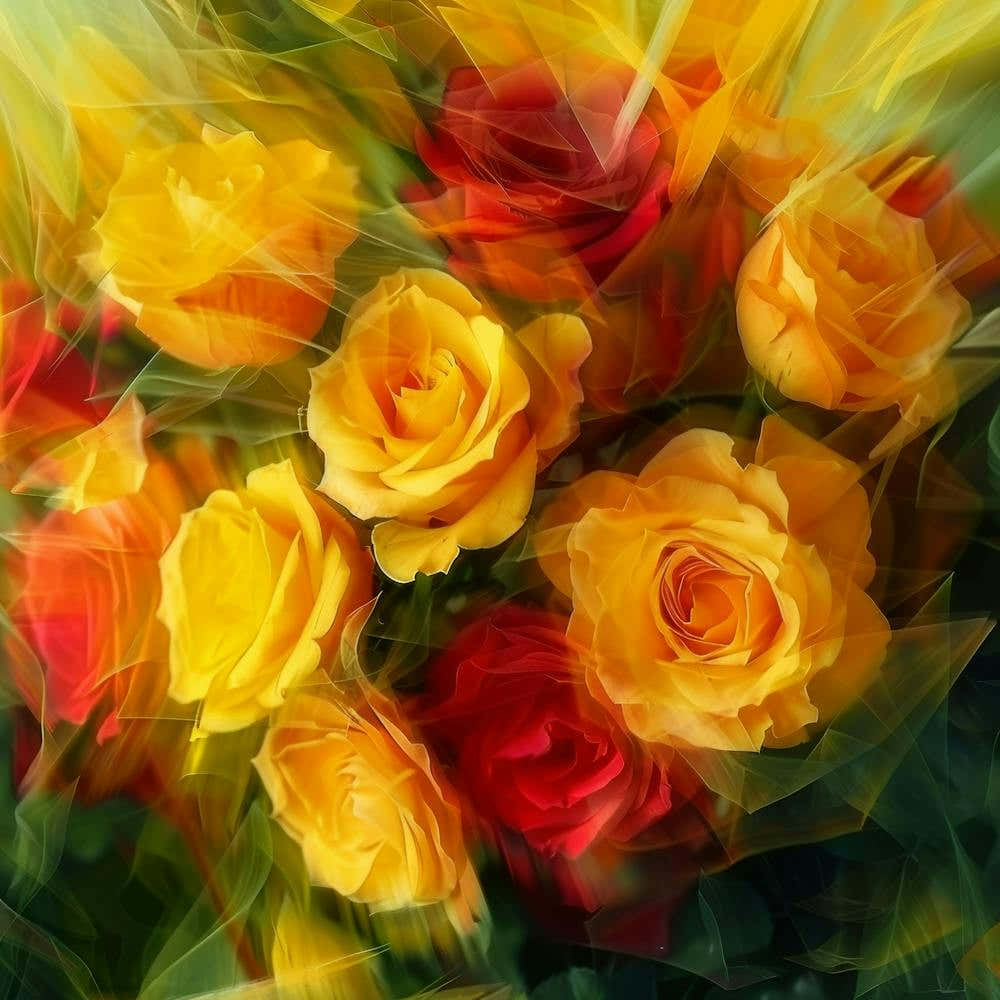 Abstract Roses Photo
