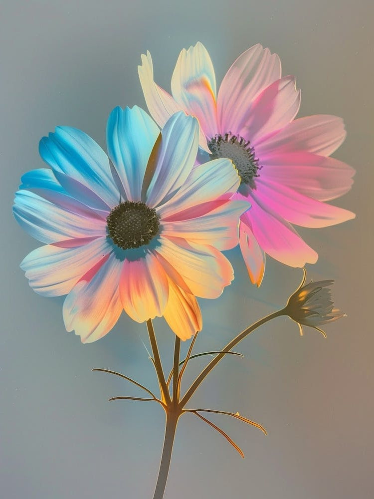Iridescent Flower Daisy 1