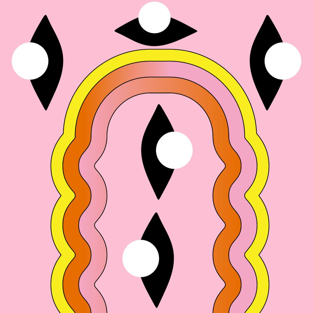 Vintage Pink Eyes See