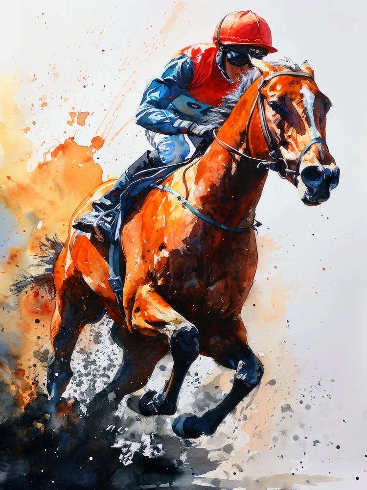 Jockey On Horse sport