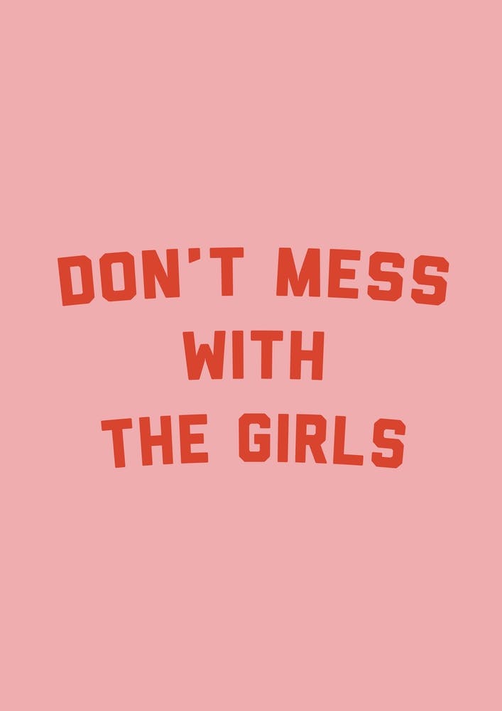 Dont Mess With The Girls Red