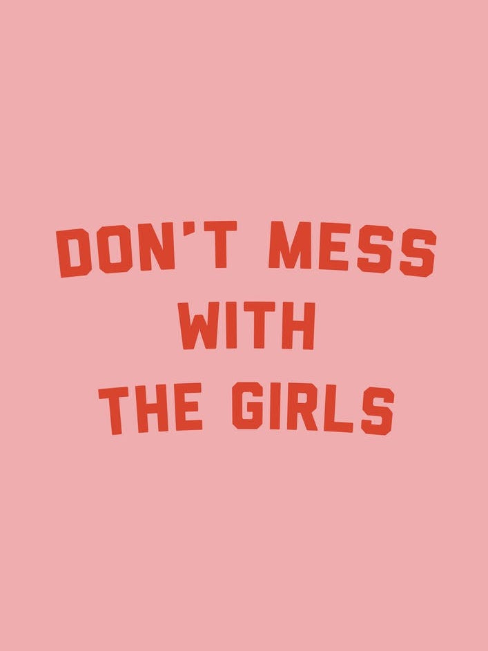 Dont Mess With The Girls Red