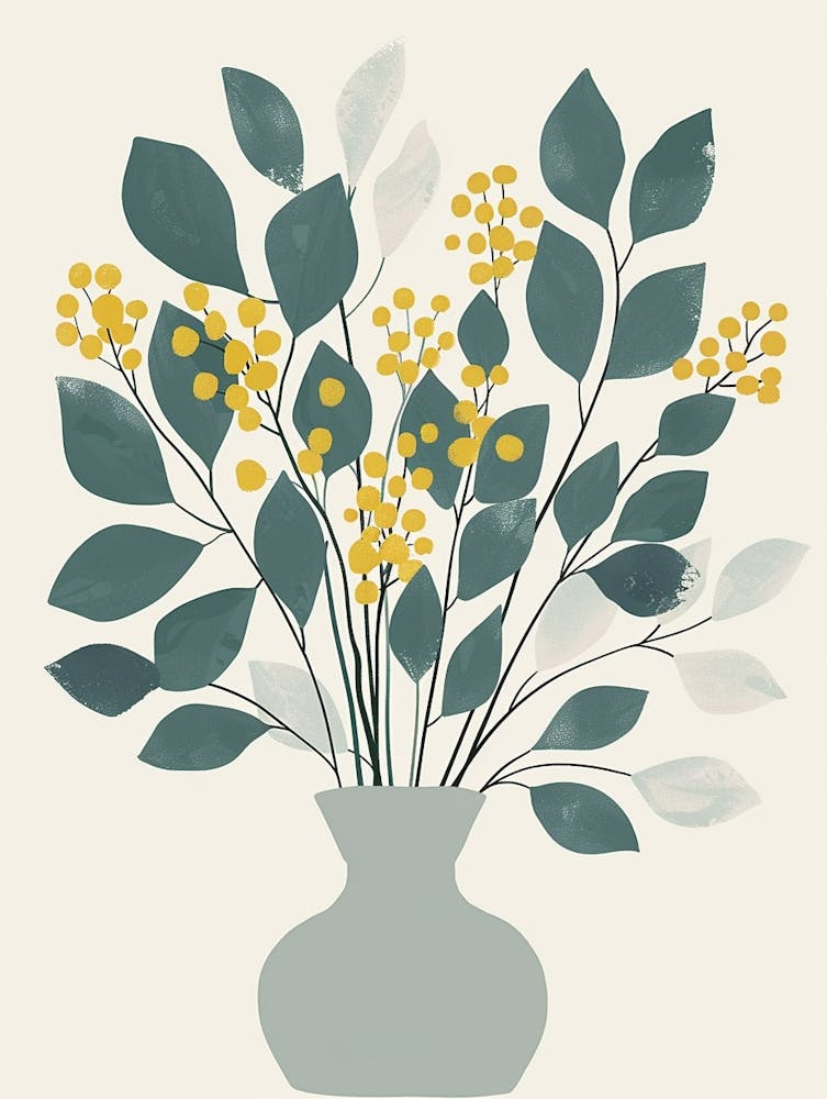 Linden Tree Flat Illustration 4