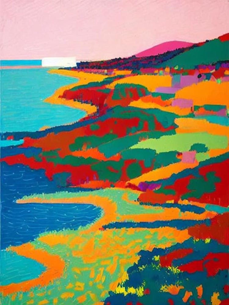 Dunsborough Beach, Australia Hockney Style