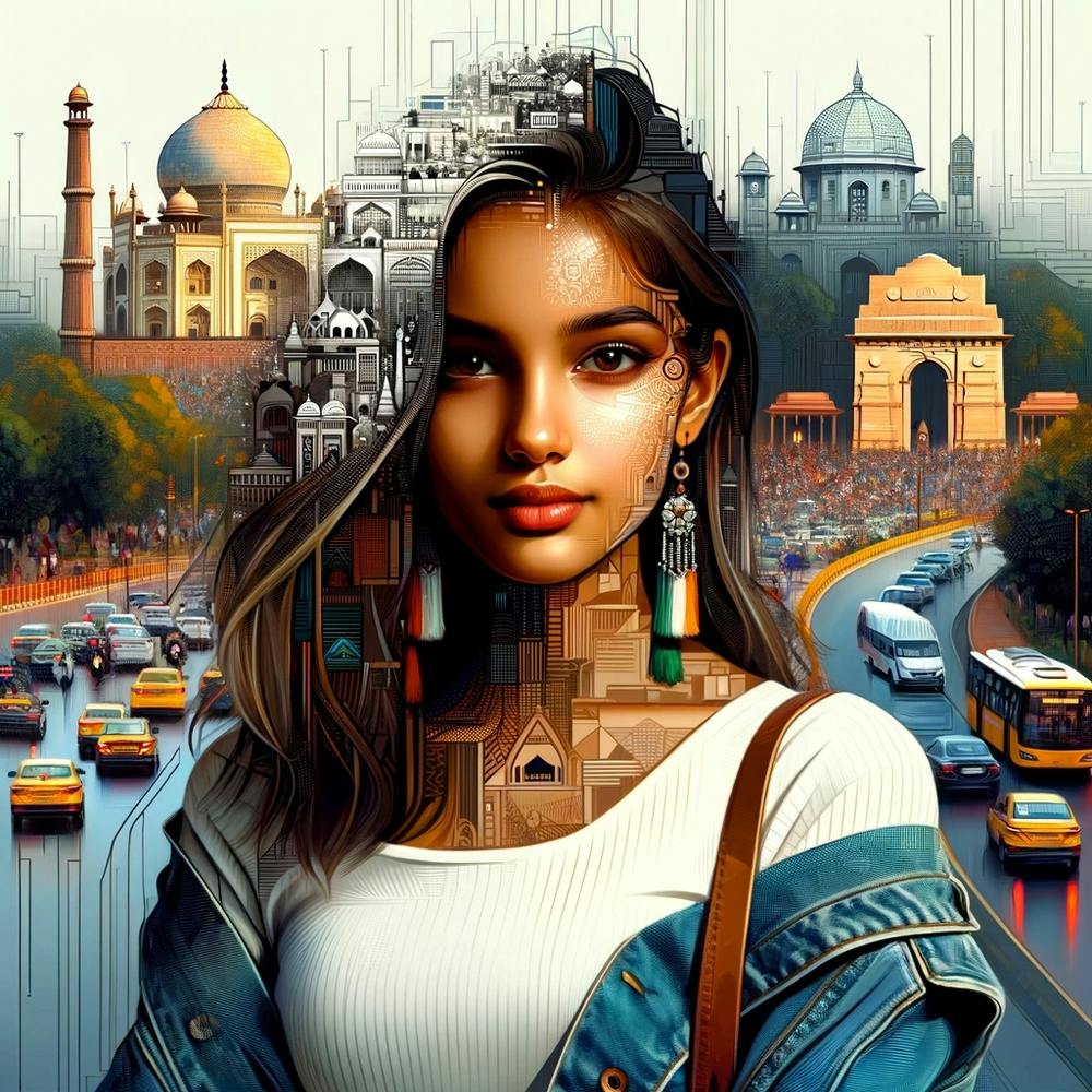 Girl In India