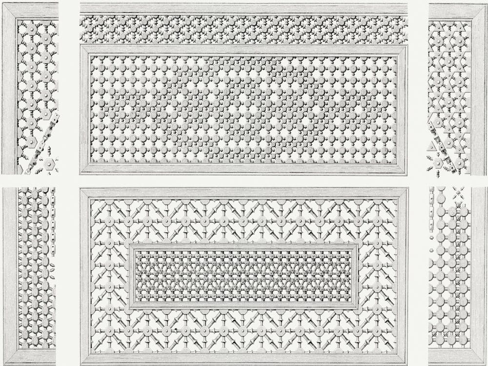 Arabic Art Pattern, Emile Prisses D’Avennes, La Decoration Arabe 1
