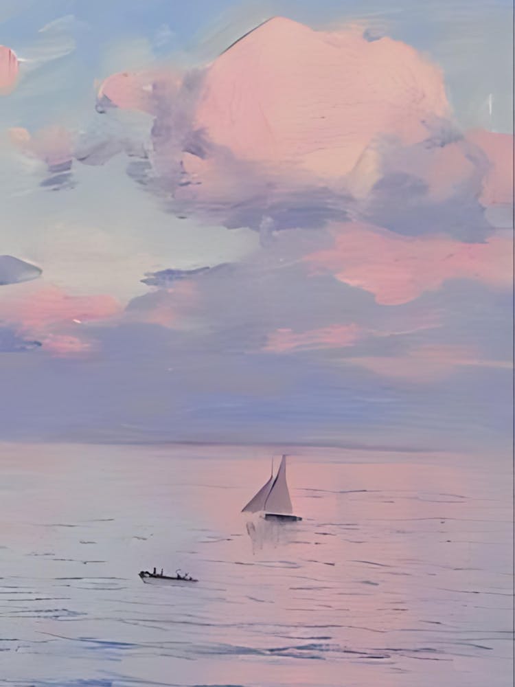 Sunset Sailboat