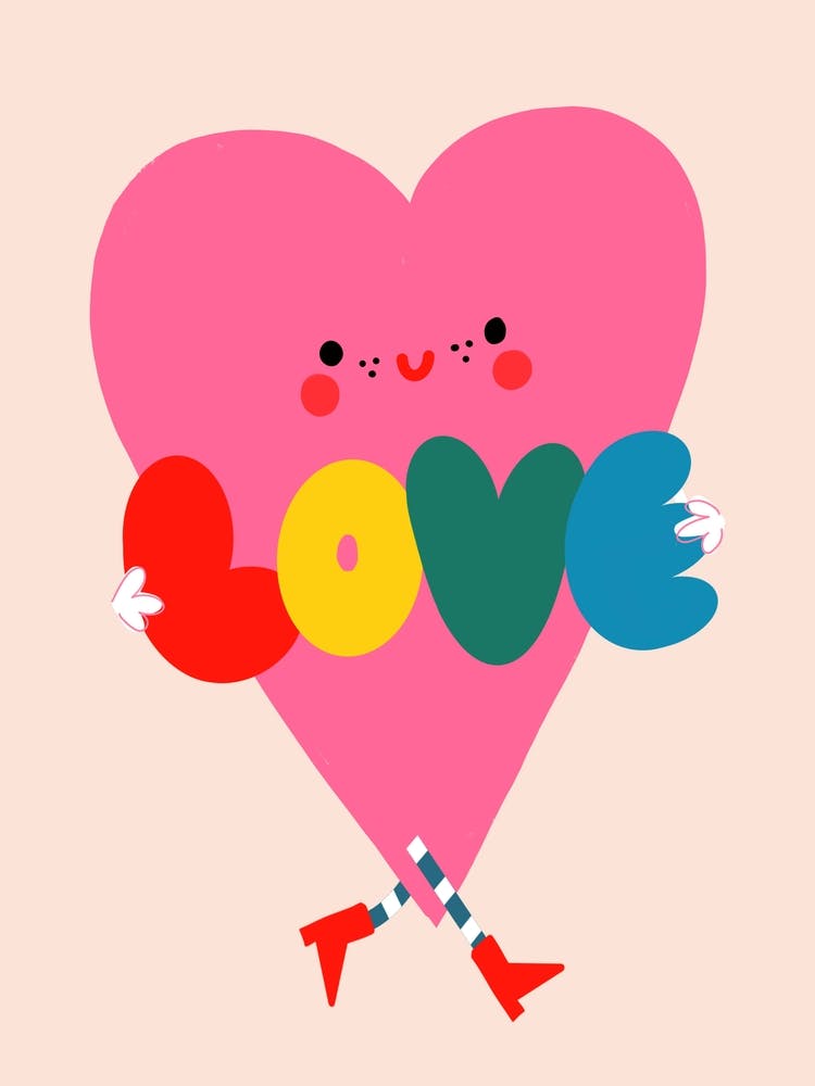 Pink Love Heart