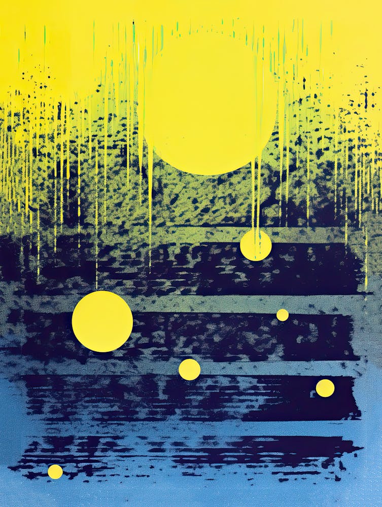 Neural Vortex Futuristic Psychedelic Style Art Print by Bauhaus ...