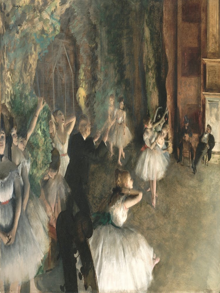 Ballet Class By Edgar Degas 1