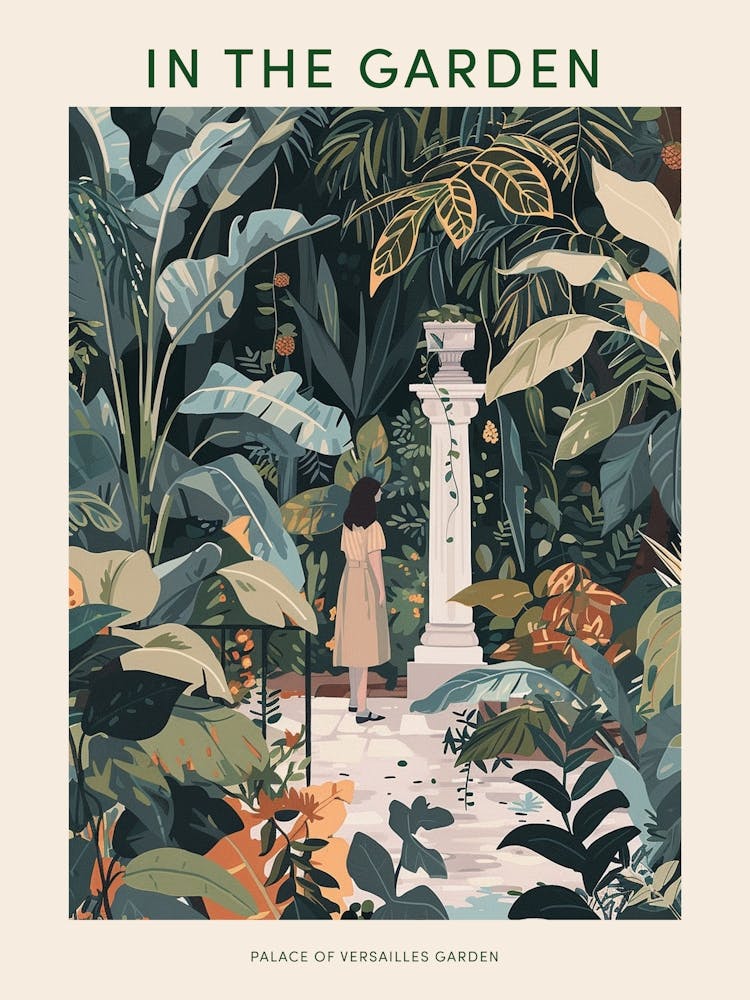 In The Garden Poster Park Of The Palace Of Versailles France 1