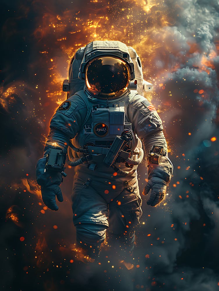 Fantasy Whimsical Astronaut 1