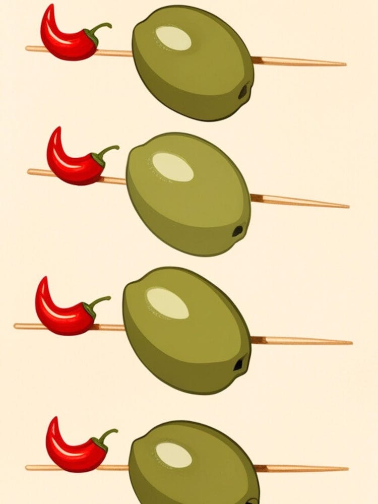 Olives On Sticks