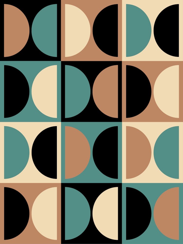 Mid Century Geometric Design 2