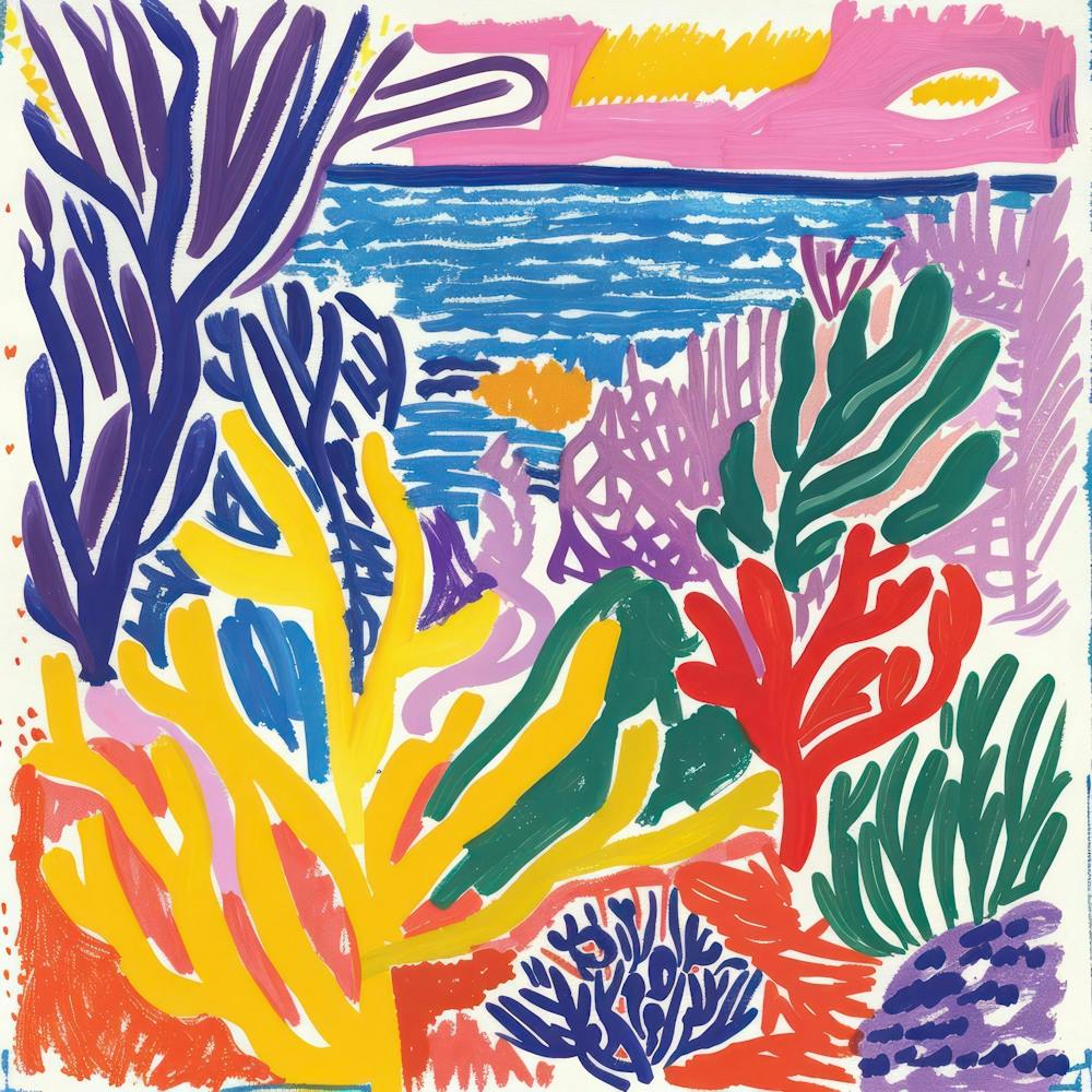 Seascape Dream Matisse Style 6