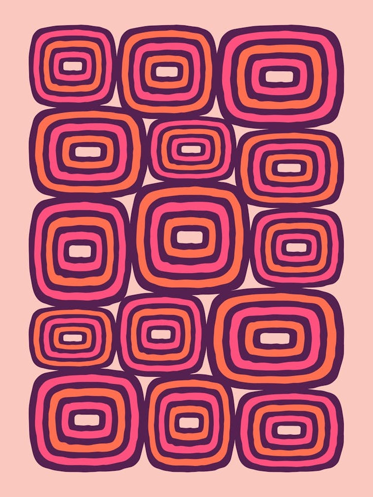 Mid Mod Geometric Abstract 2