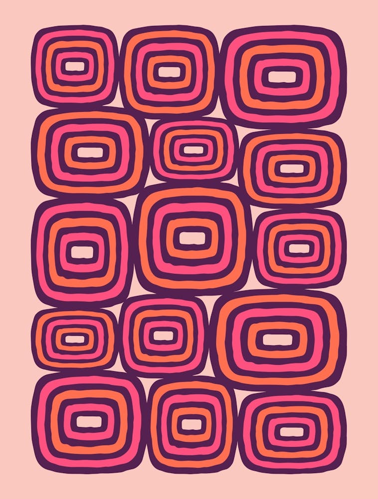 Mid Mod Geometric Abstract 2