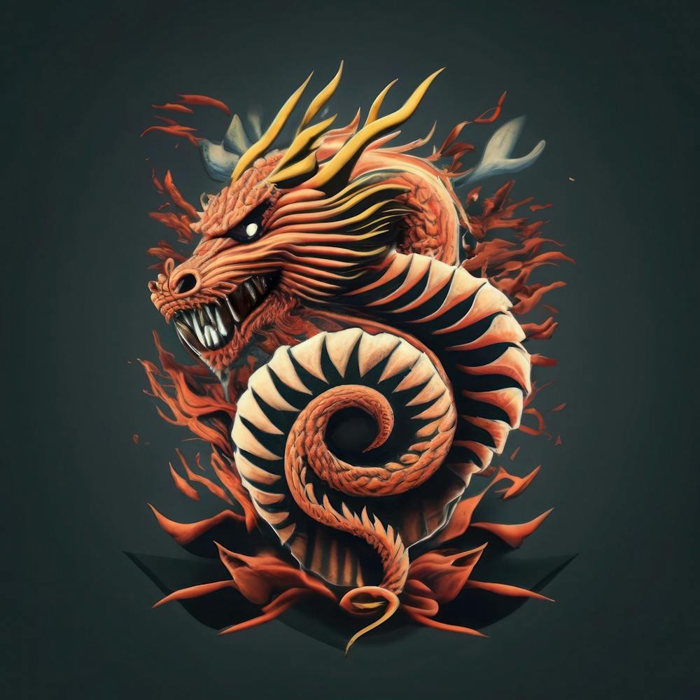 Mystical Chinese Dragon (4)