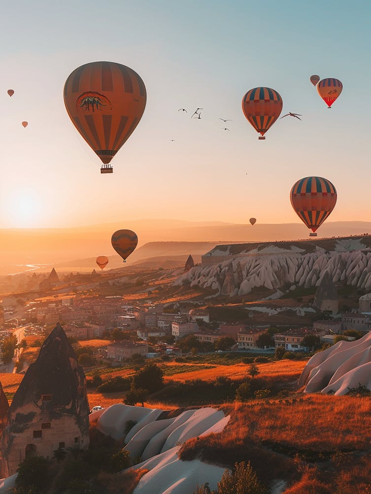Hot Air Balloons In Cappadocia
