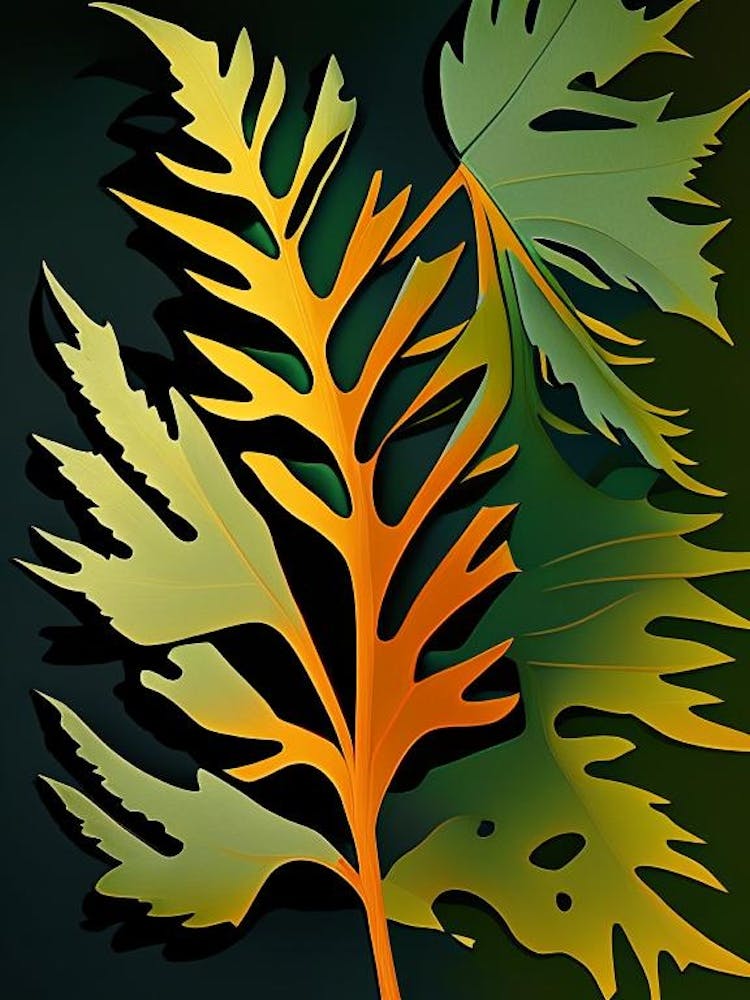 Tamarack Leaf Vibrant Inspired 1