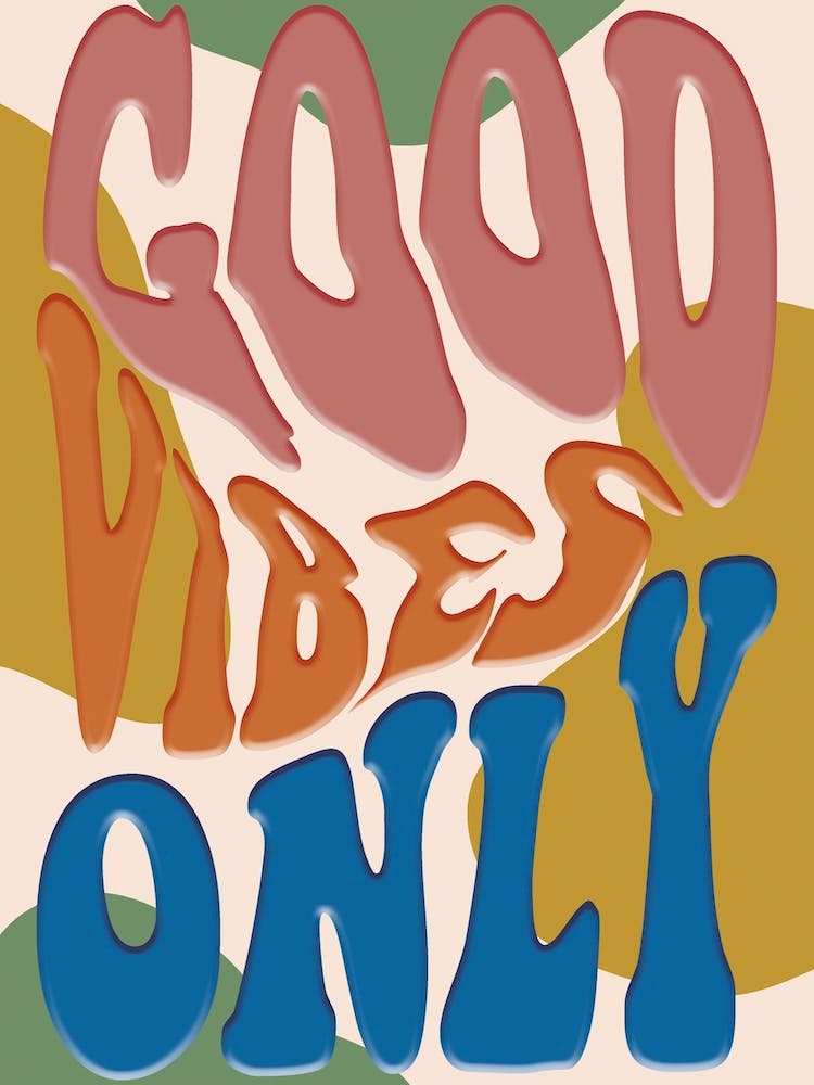 Good Vibes Only Rainbow