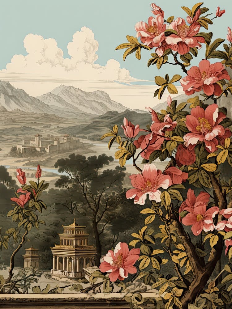 Frangipani-Blume Viktorianischer Stil 1