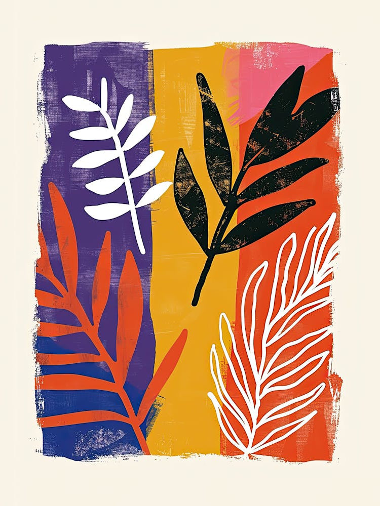 Vivid Jungle Matisse Style