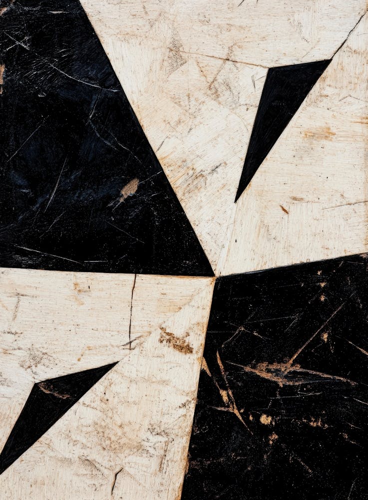 Black And White Marble