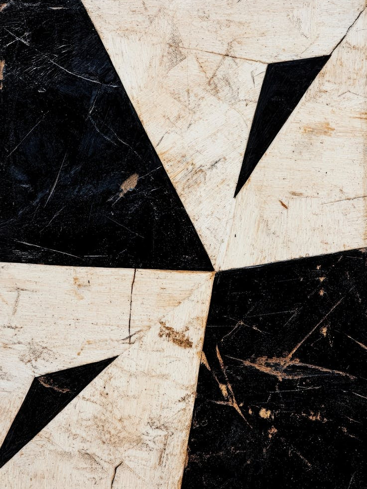 Black And White Marble