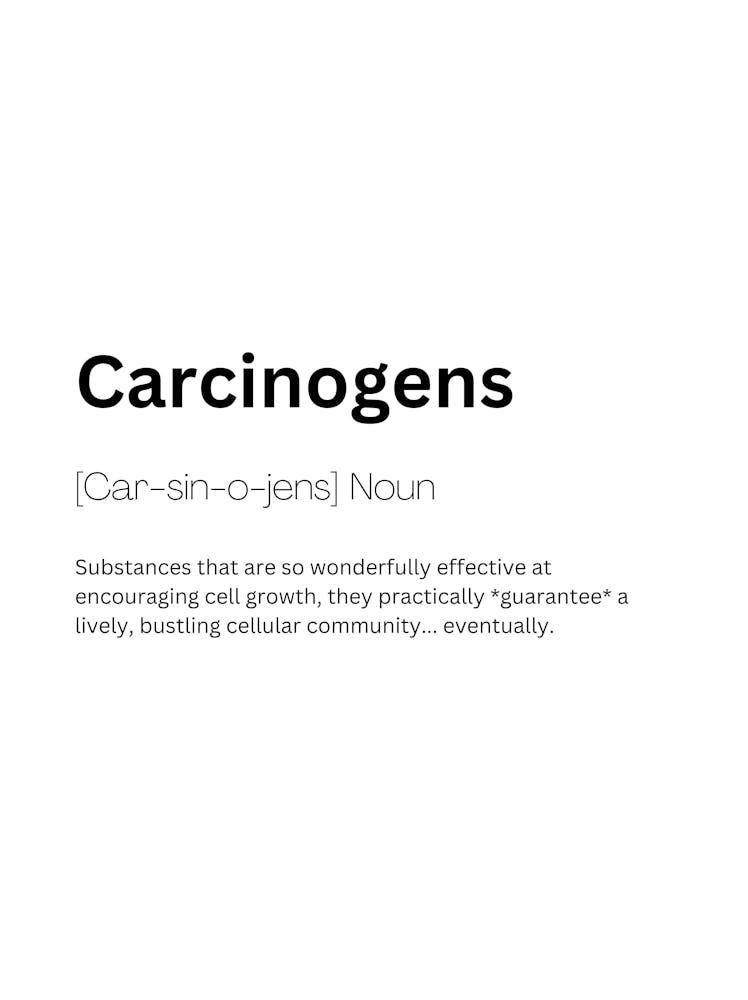 Carcinogènes Définition Signification