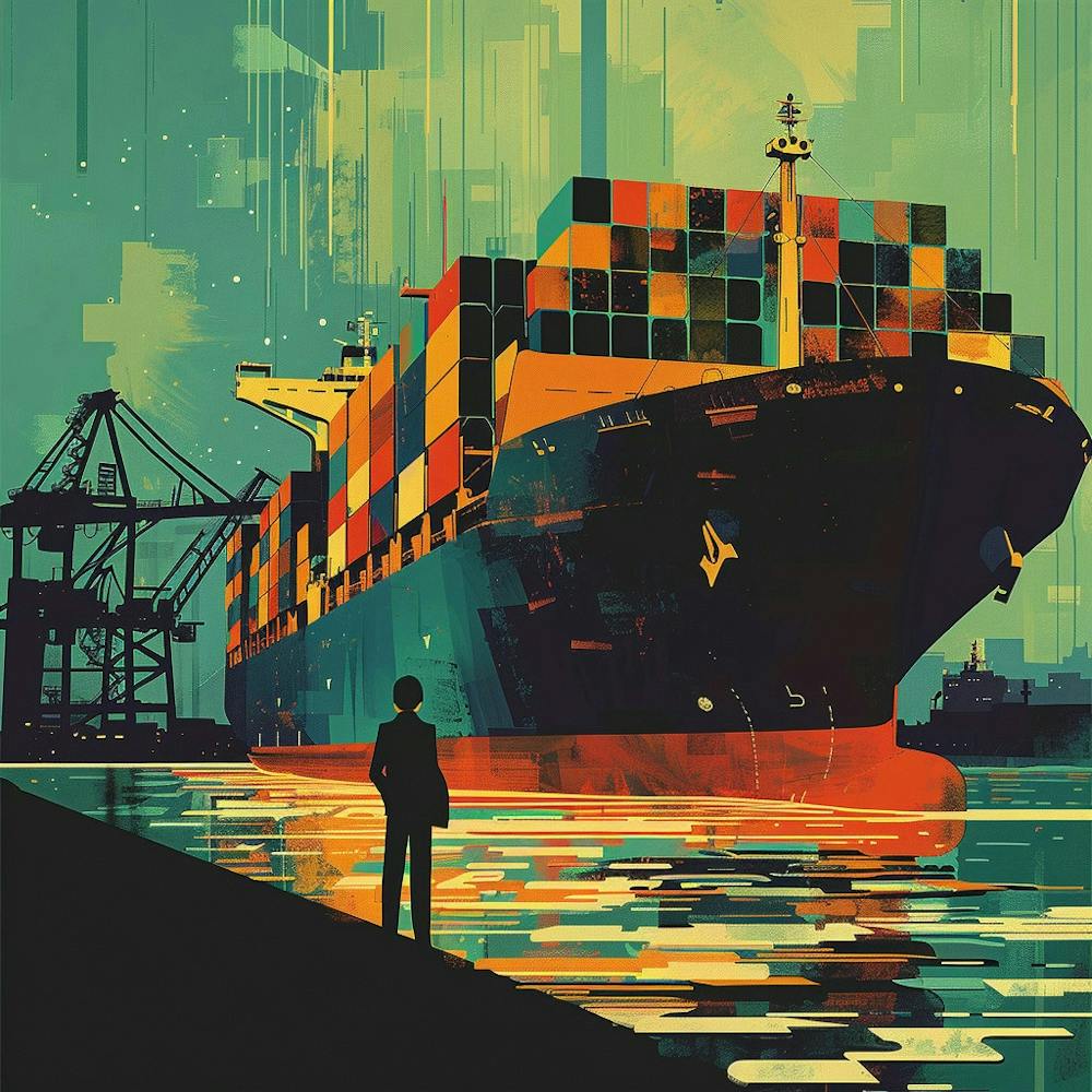 Ship In The Harbor 1