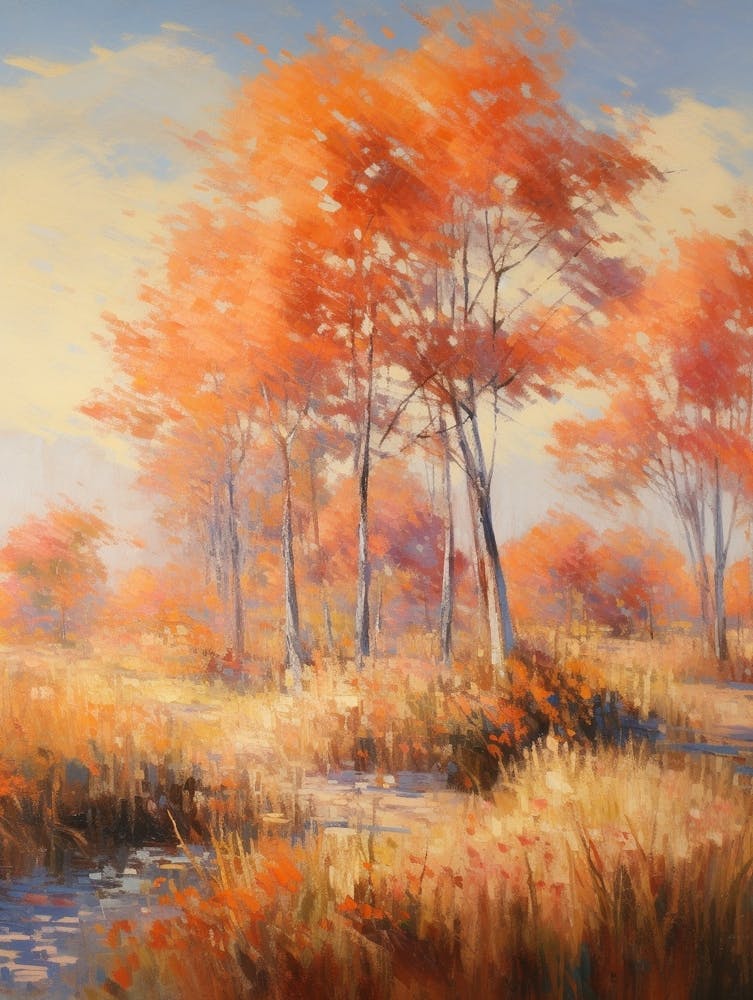 Autumn Orange Landscape 1