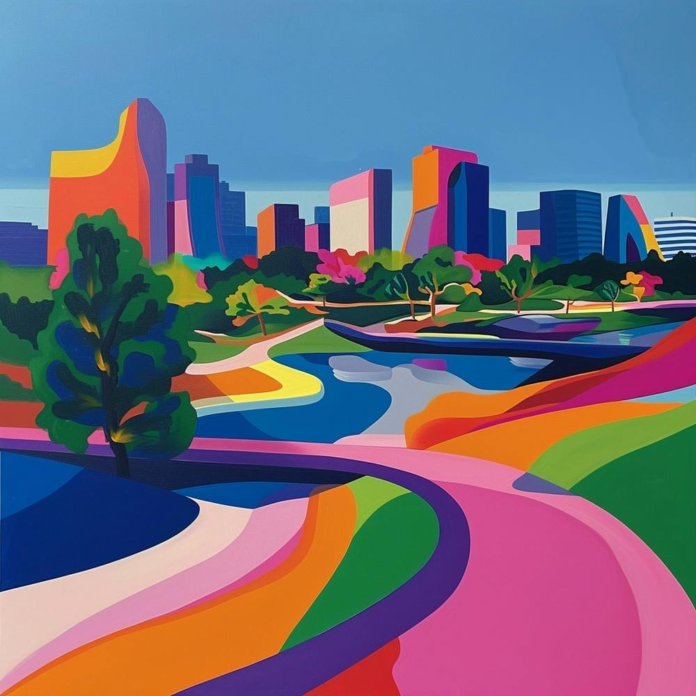 Abstract Park Collection Parc Jean Drapeau Montreal Canada 2