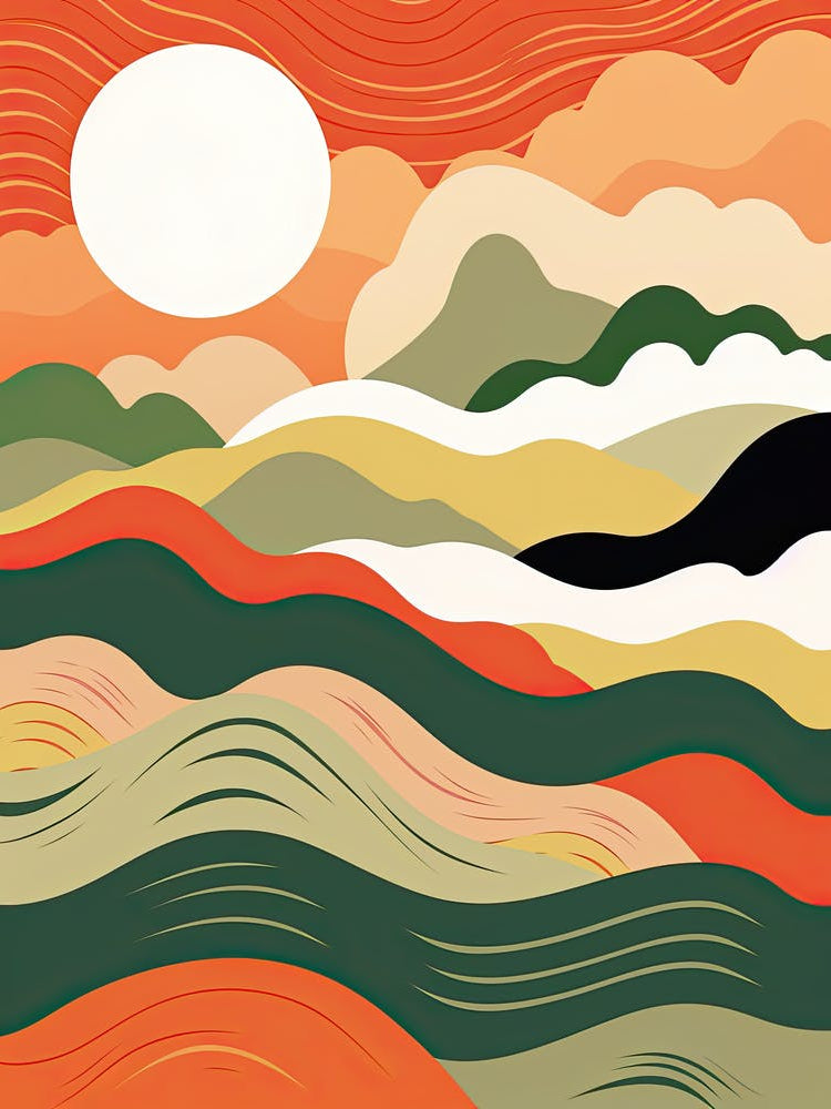 Chromatic Nostalgia; Vintage Print Abstractions