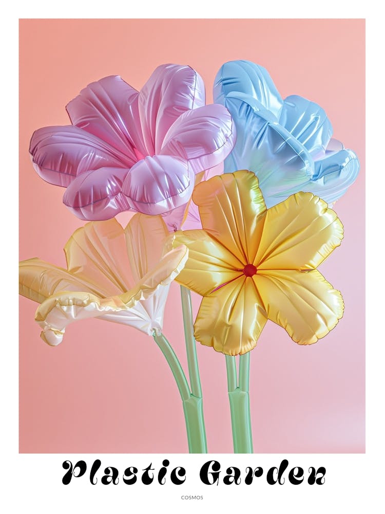 Dreamy Inflatable Flowers Poster Cosmos 1