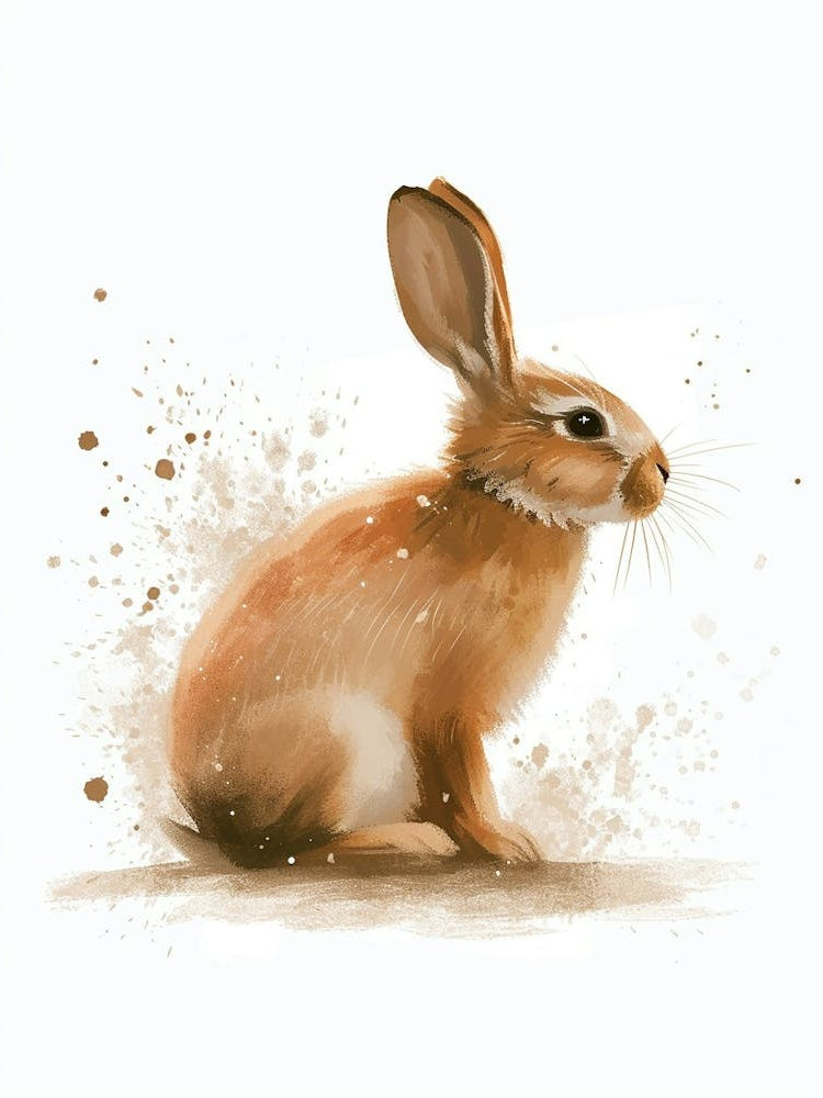 Argente Rabbit Nursery Illustration 1