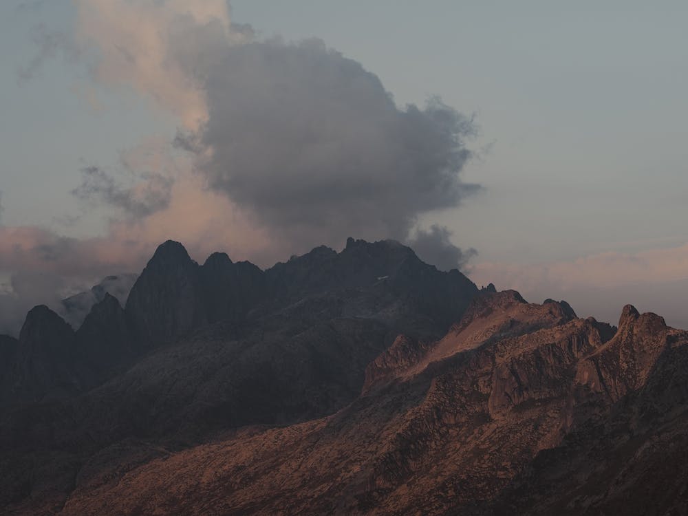 Clouds Over Mountain