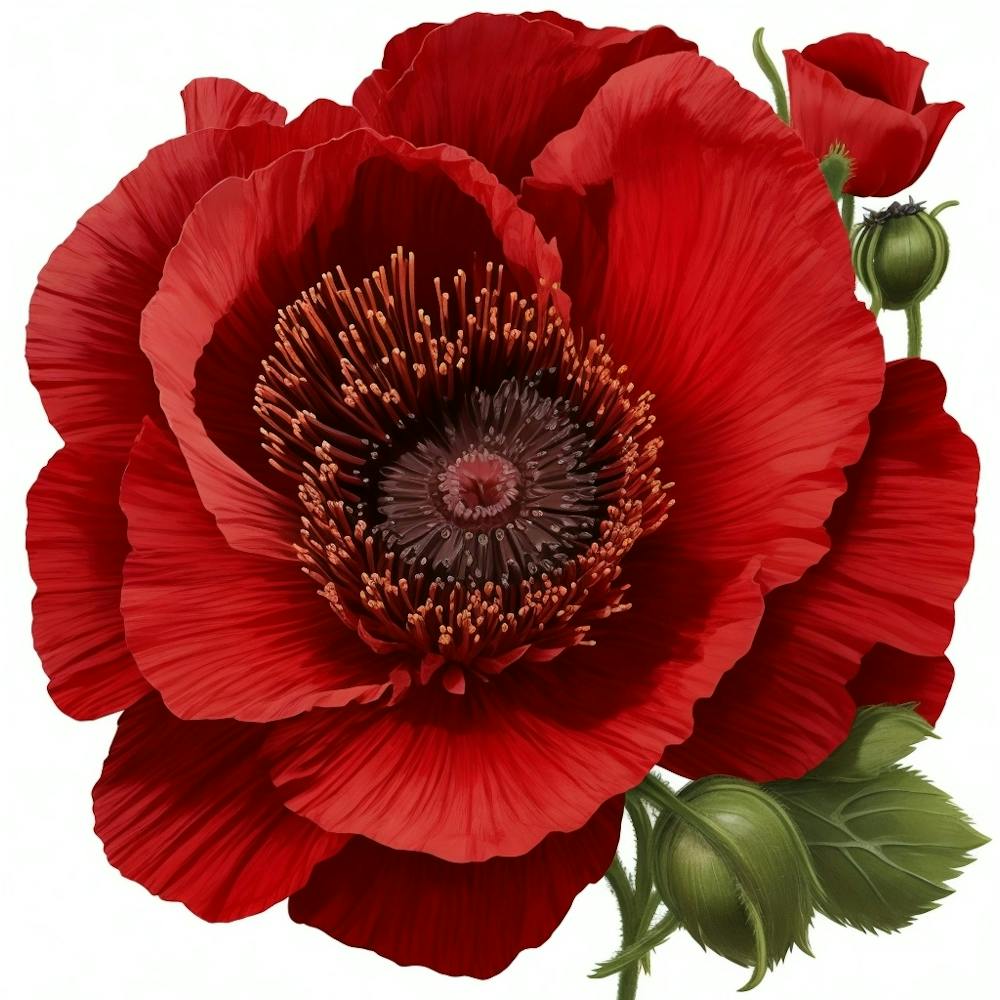 Red Poppy Flower